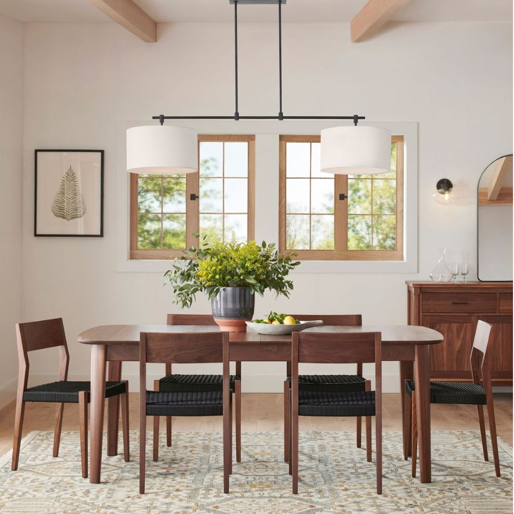 Adeline 44" Double Linear Pendant – 2-Light Solid Brass