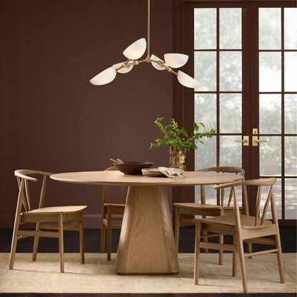 Argus Chandelier – 6-Light Solid Brass, 32"