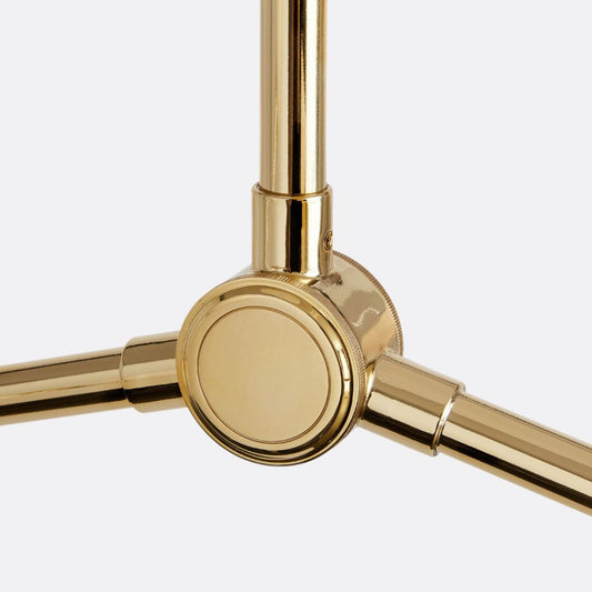 Argus Chandelier – 6-Light Solid Brass, 43.5
