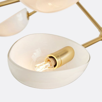 Argus Double Tier Chandelier – 10-Light Solid Brass, 43.5"