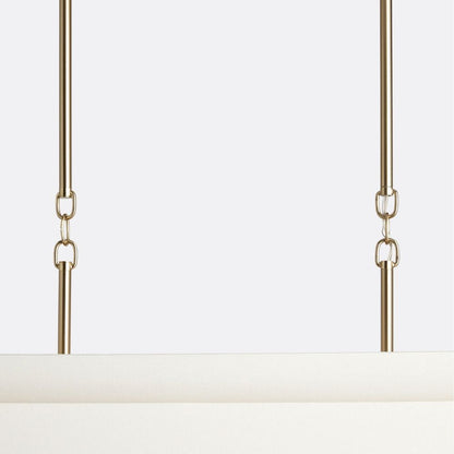 Waverleigh Linear Chandelier 48" – 6-Light Solid Brass